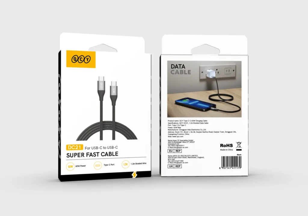 QCY DC21 60W Super Fast Cable (DC21)